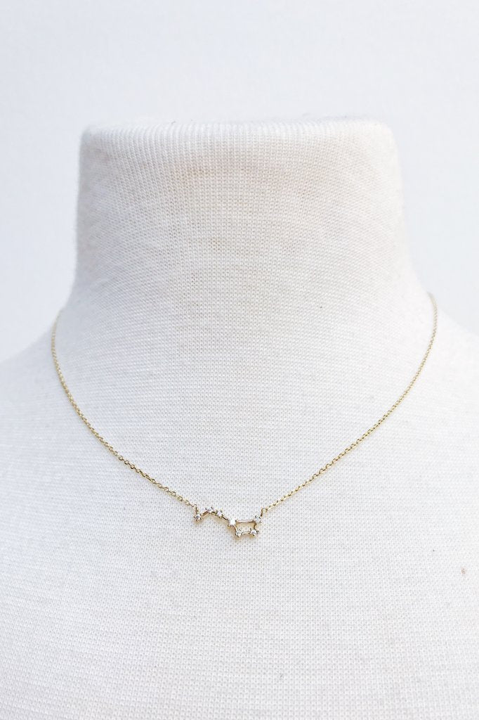 Gold Dipped Brass Zodiac Collection Women's Necklace - All Good Laces