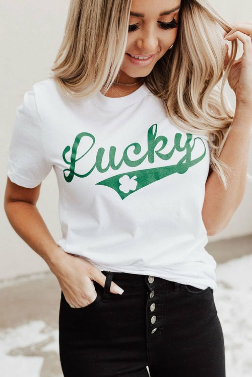 Lucky Crew Neck Tee - All Good Laces