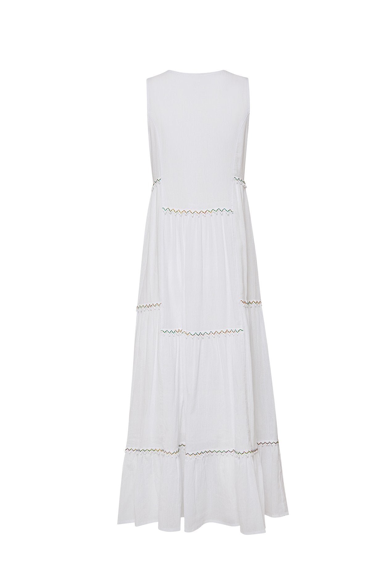 AMALFI MAXI DRESS - WHITE - All Good Laces