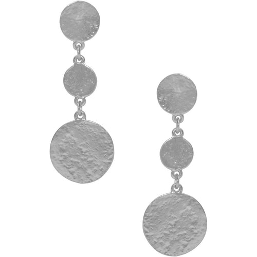 Coin linear drop earring - All Good Laces