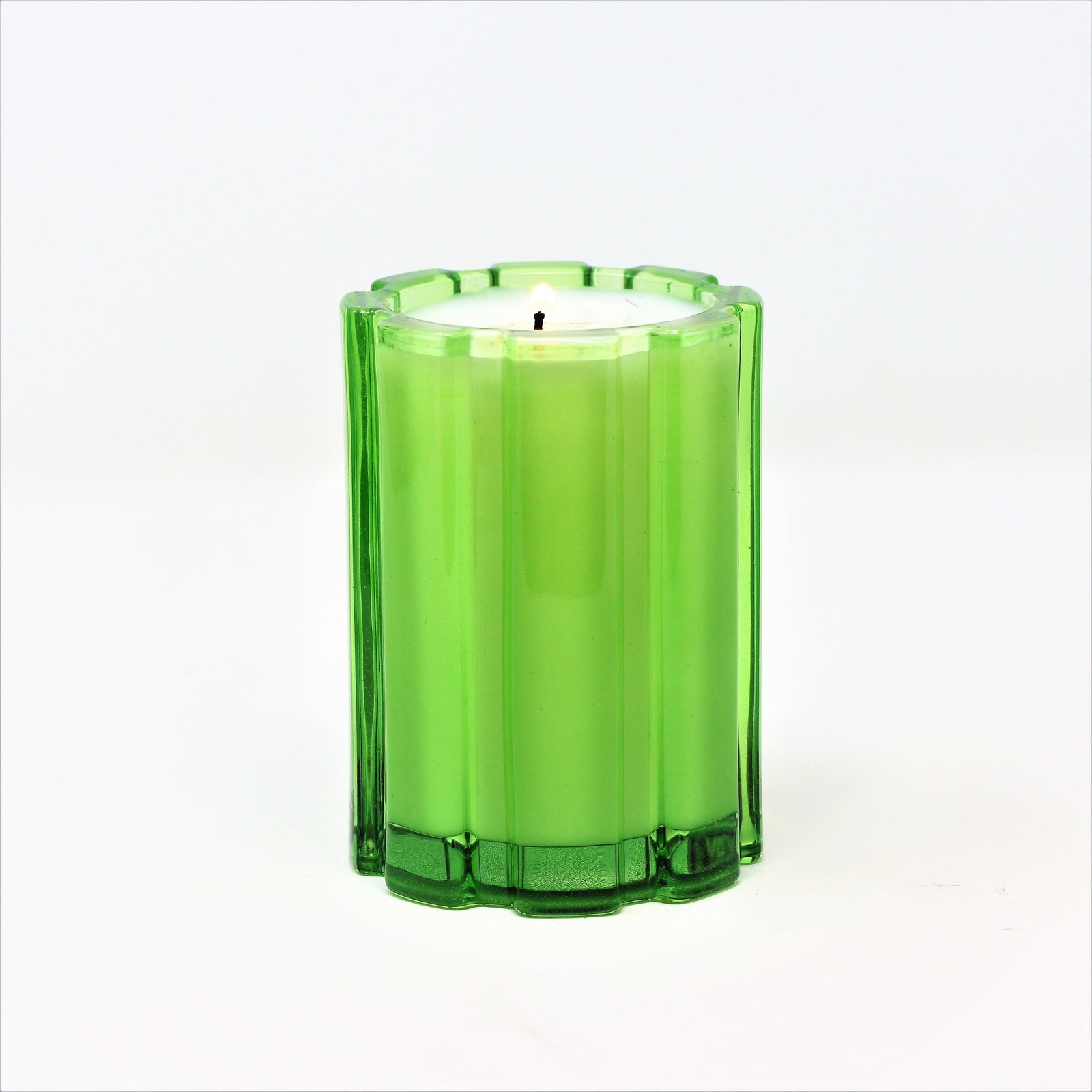 Green Coco Palm Candle - All Good Laces