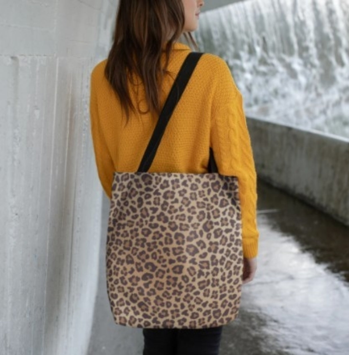 Leopard Print Animal Tote Bag - All Good Laces