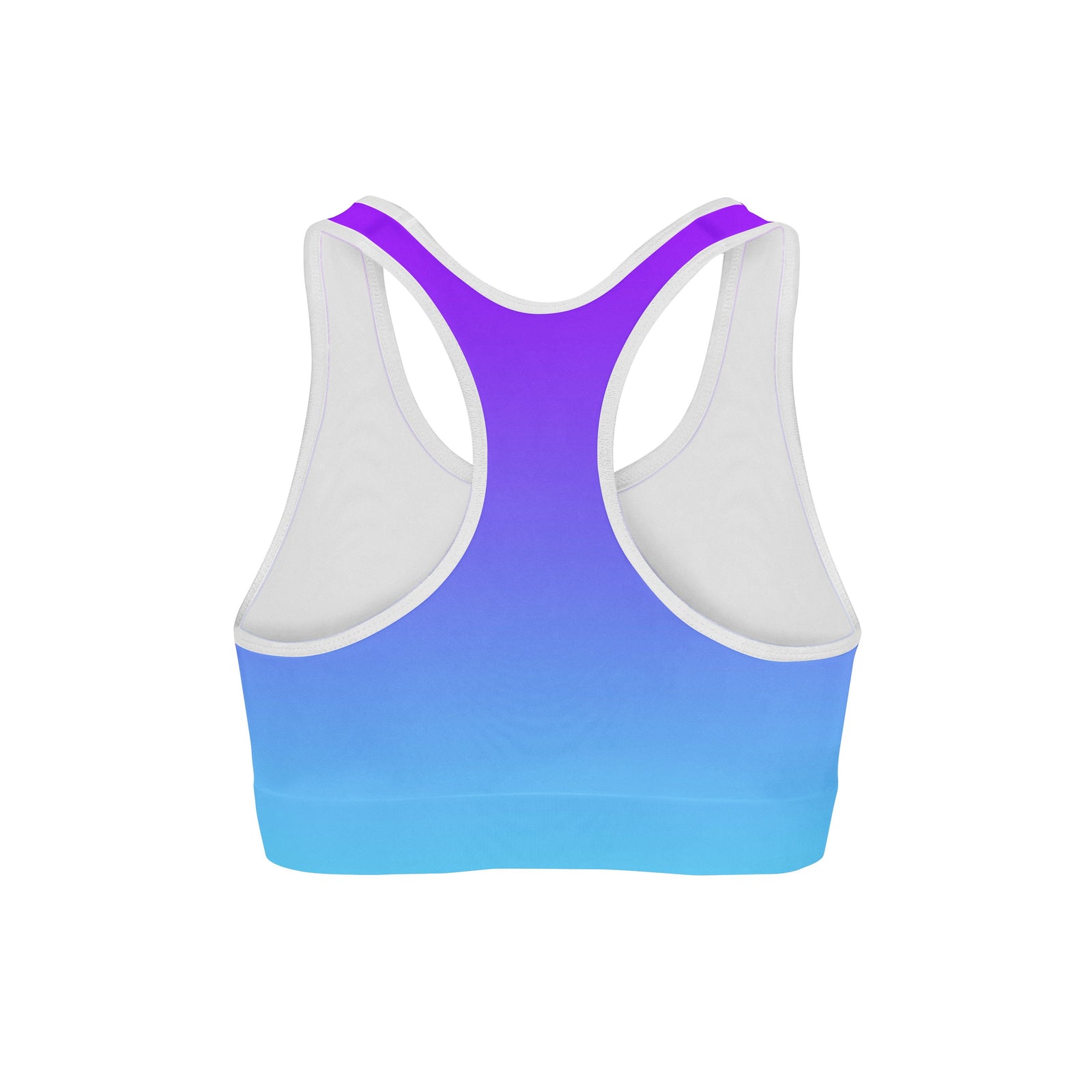 Purple and Blue Ombre Sports Bra - All Good Laces
