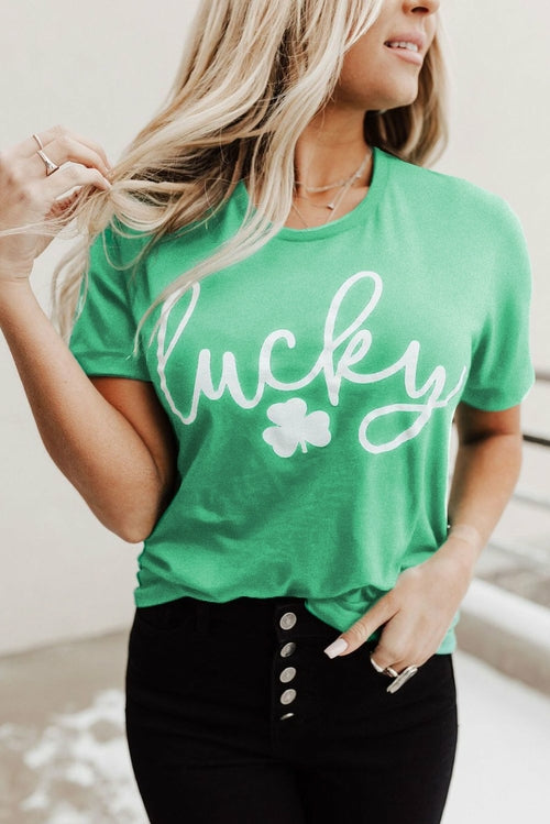 Lucky Crew Neck Tee - All Good Laces