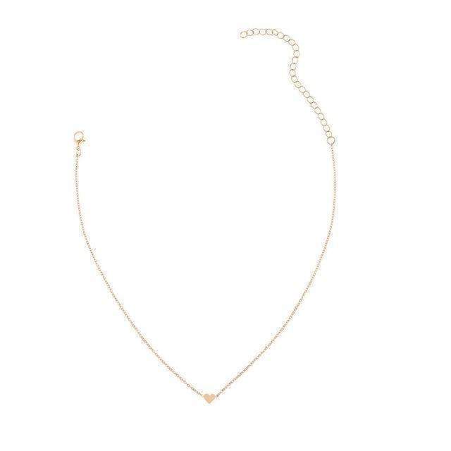 High-Quality Gold Dainty Heart Chain - All Good Laces