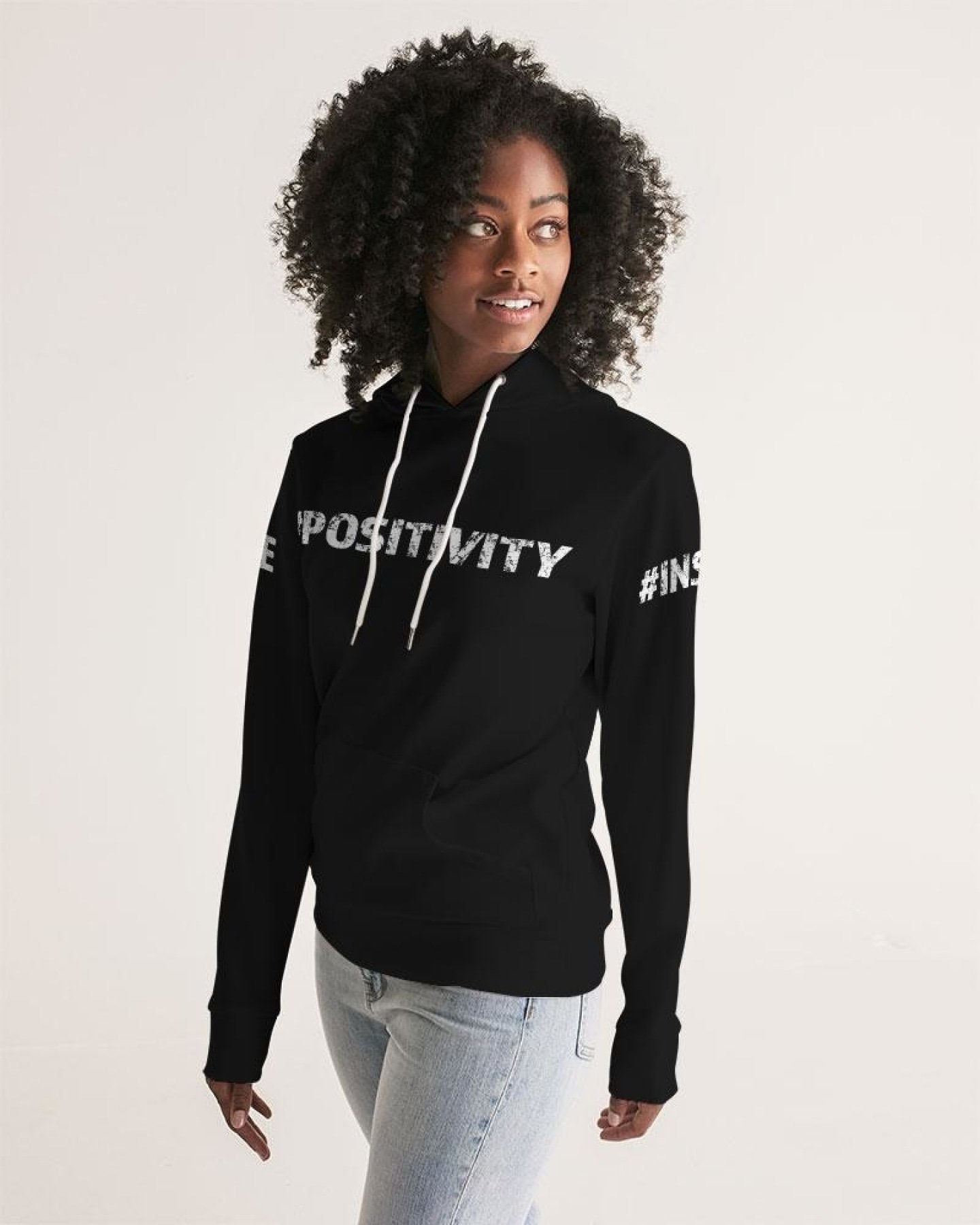 Wear-resistant Inspire Positivity Hoodie - All Good Laces