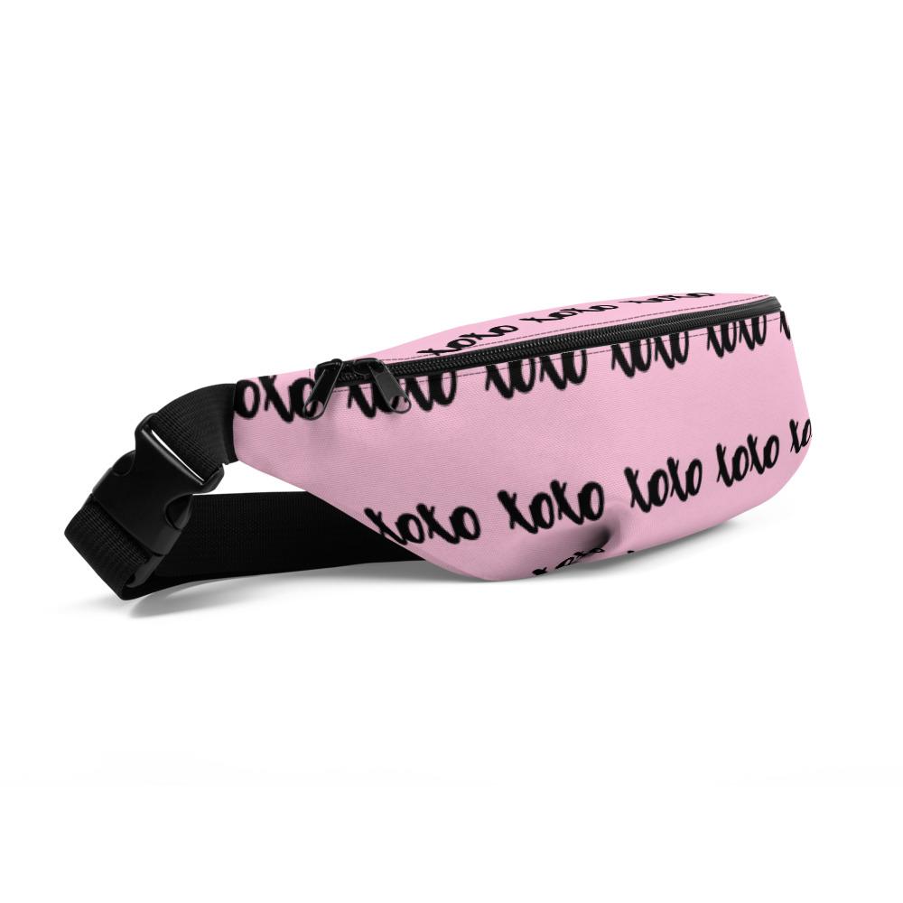 Pink Water-resistant Xoxo Fanny Pack - All Good Laces