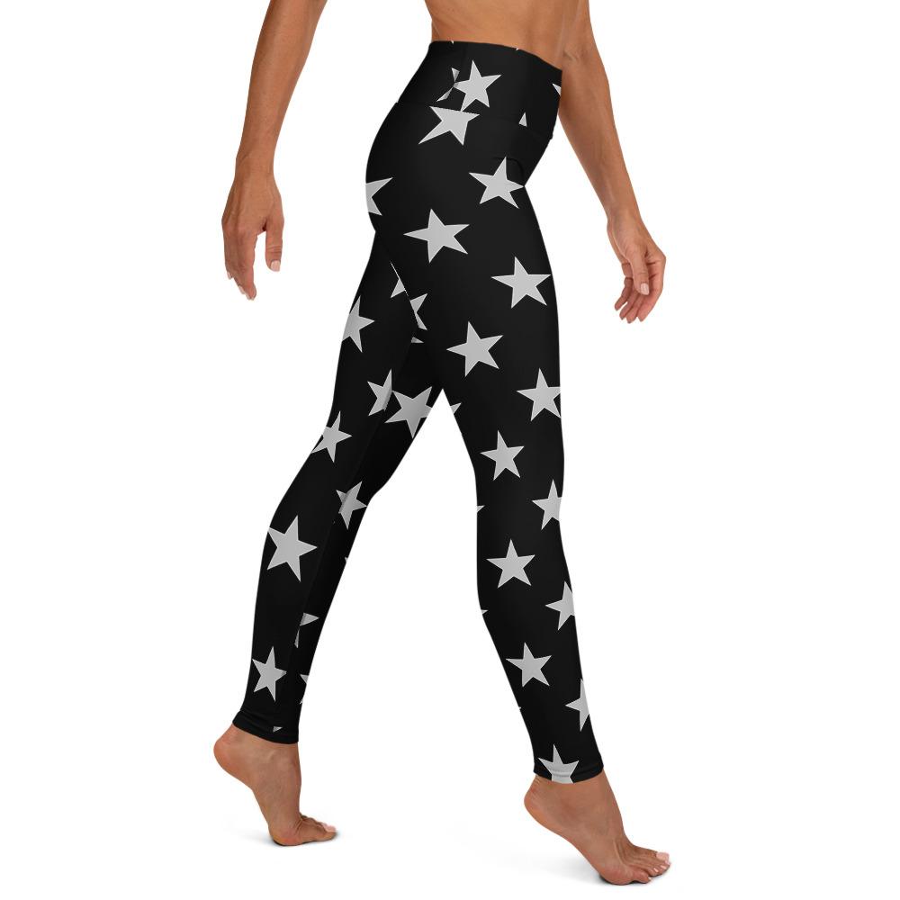 High Waist Star Yoga Leggings - All Good Laces
