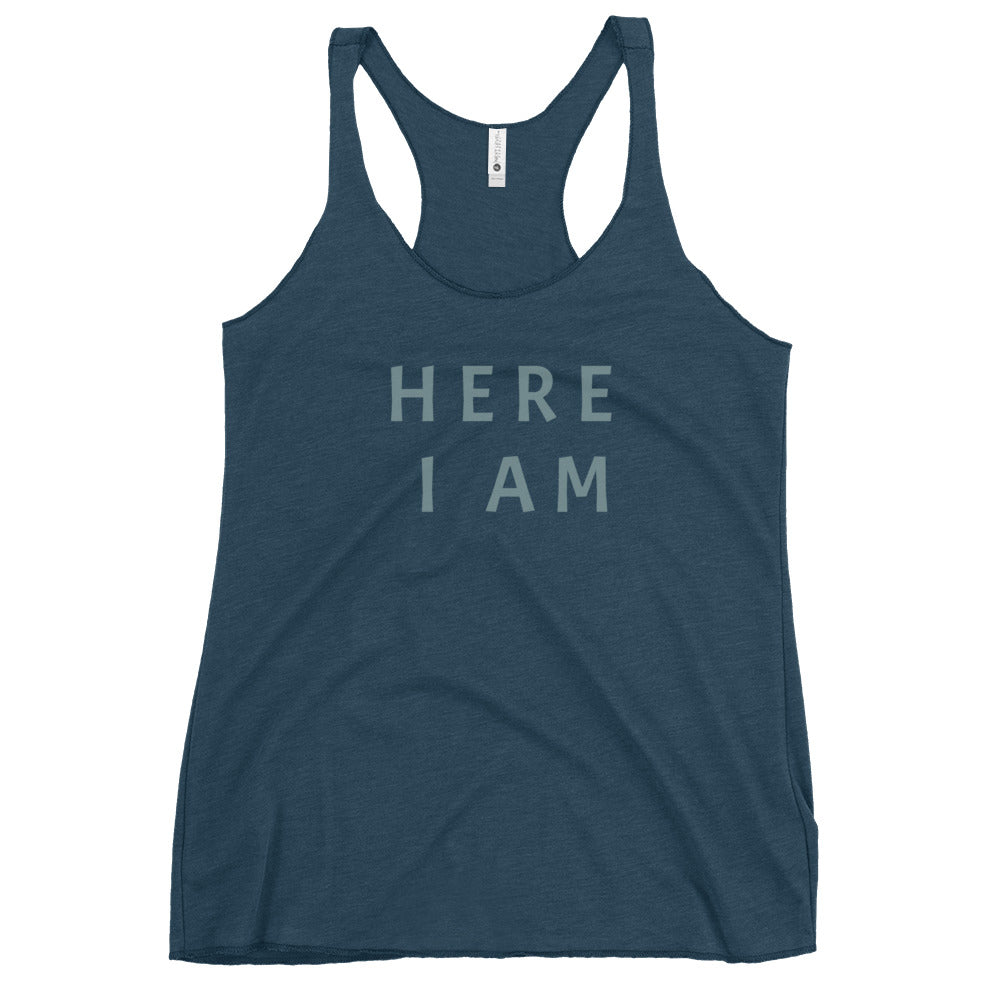 Here I Am Racerback Tank Top - All Good Laces